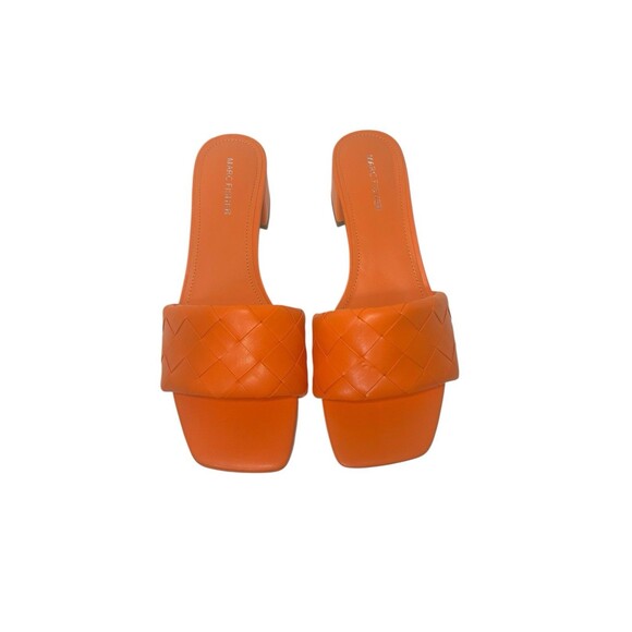 Marc Fisher Braided Heels- Orange - Size 9 M -Fast Shipping - Picture 2 of 16